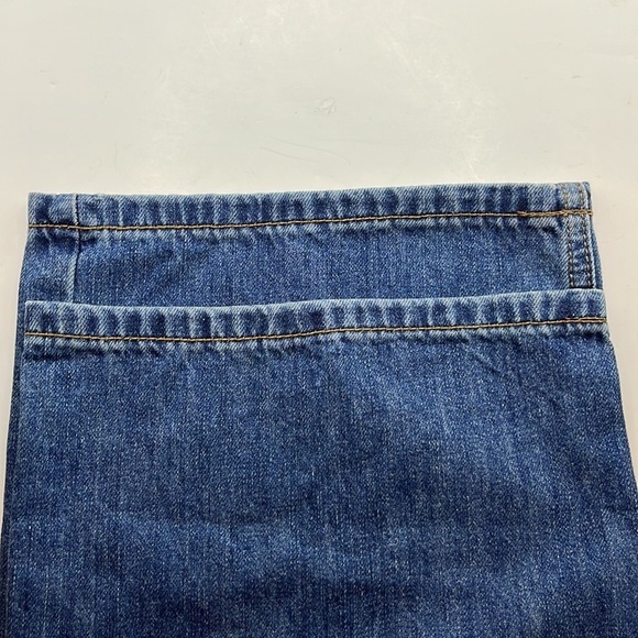 YKK Jeans Wide Leg High Rise NWT Size L - Picture 15 of 16